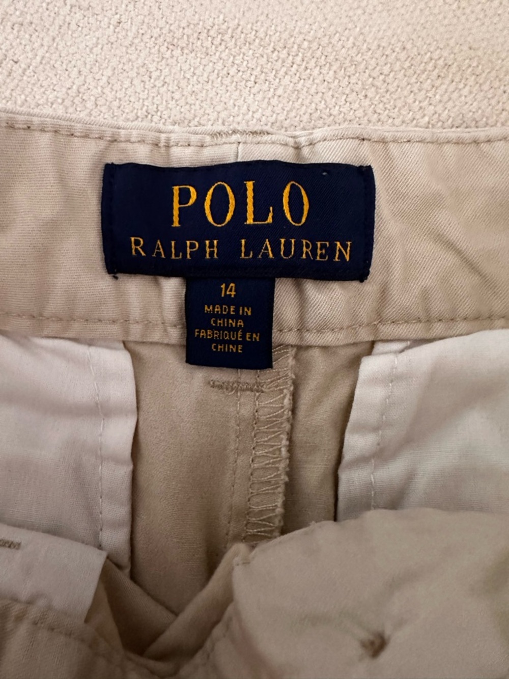 Light Beige Straight Leg Pants - Picture 5 of 6